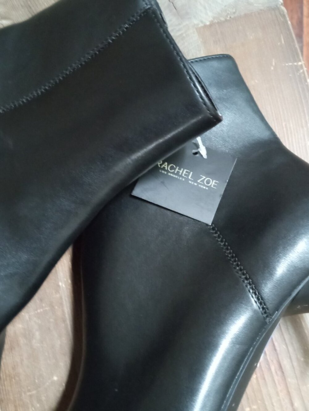 Rachel Zoe Women's Size 7.5 Genuine Leather Kitten Heal Ankle Boots NEW! - Picture 2 of 16